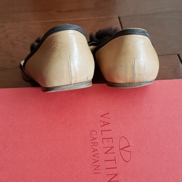 Valentino Mink Pom Flats - Picture 4 of 8